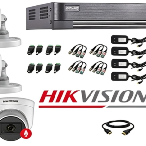KIT 4 CÁMARAS SEGURIDAD HIKVISION